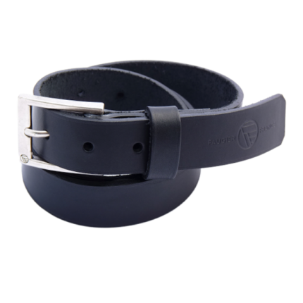 CEINTURE CUIR L'INDISPENSABLE 3CM NOIRE