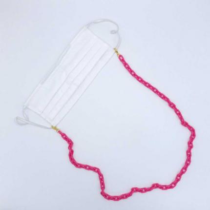 Chaîne de masque/lunettes Vanessa rose bubble gum