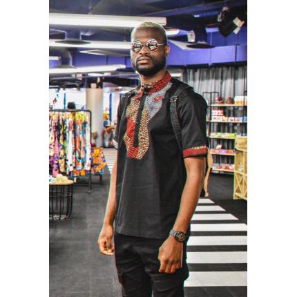 Tshirt  Col Mao Homme