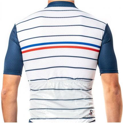 Maillot Vélo Marinière Mesh2Dry
