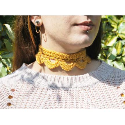 Collier Ras-de-Cou Morissette Jaune