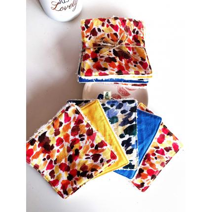 Cotons démaquillants aquarelles