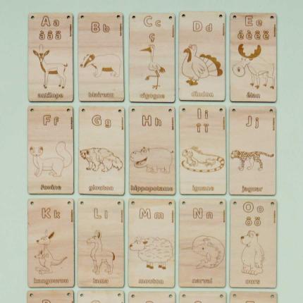 Guirlande I Love You en bois