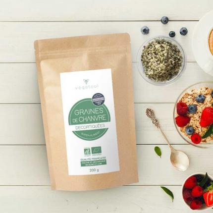 Graines de Chanvre décortiquées biologiques - 200 g