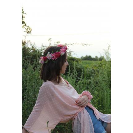 Peignoir Kimono Rose pastel