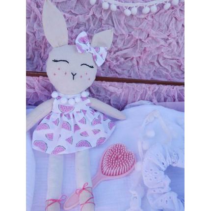 Poupée Lapine en tissus