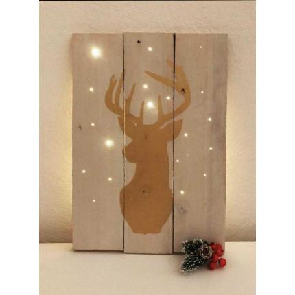 Panneau lumineux tête de cerf