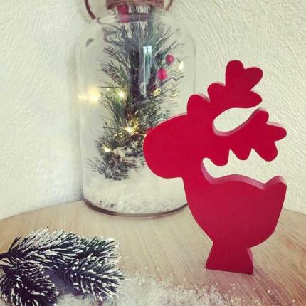 Décoration de Noël - Renne à poser