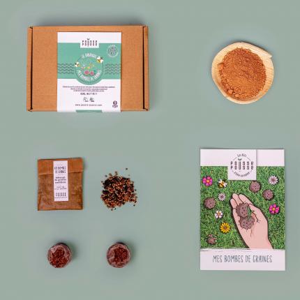 Kit Je fabrique mes bombes de graines