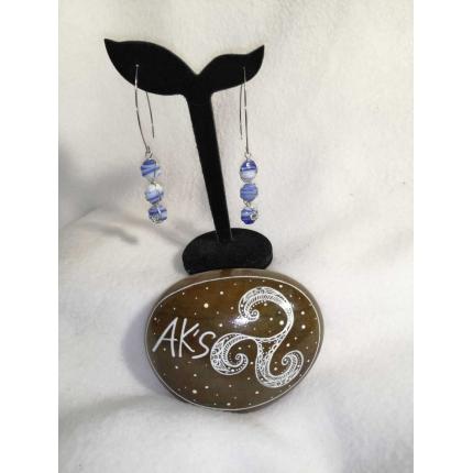 boucles d'oreilles facteur de verre