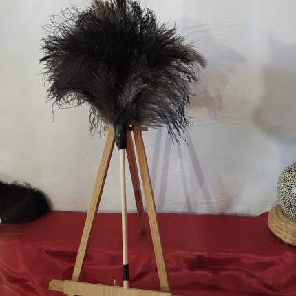 Plumeau en véritable plumes d'autruche collection Sultan