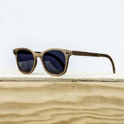 Lunettes de soleil en bois Made in France AUR Noyer 