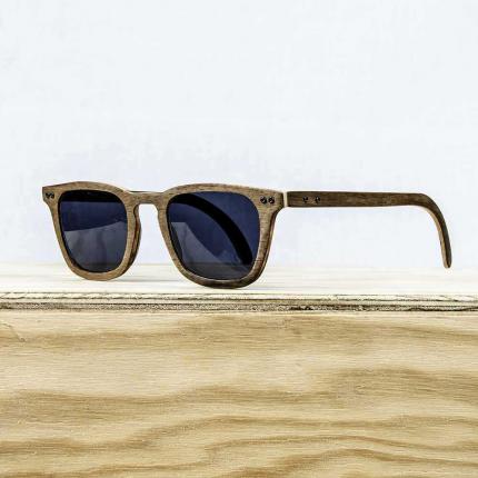 Lunettes de soleil en bois Made in France GNB Noyer