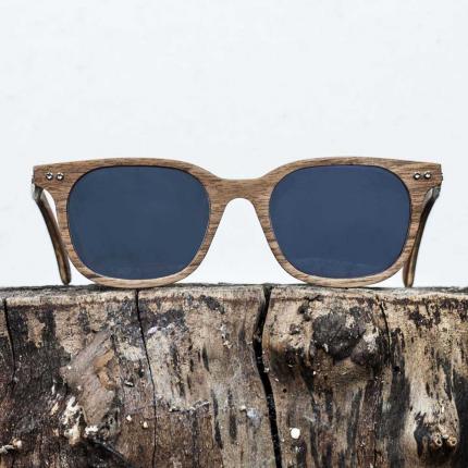 Lunettes de soleil en bois Made in France NTR Noyer