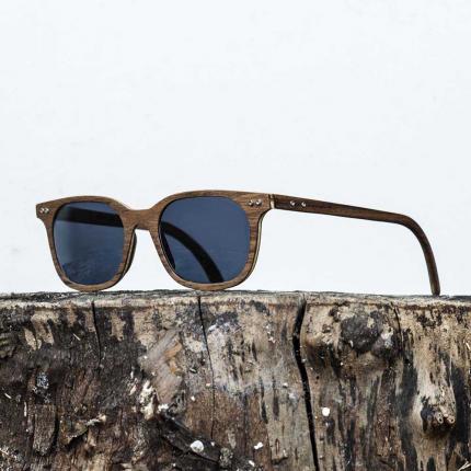 Lunettes de soleil en bois Made in France NTR Noyer