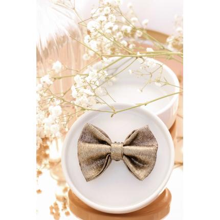 Noeud à clipser doré foncé