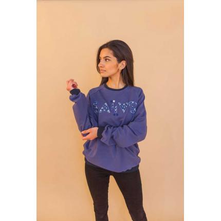 SweaTsaï Ouaga Indigo Face