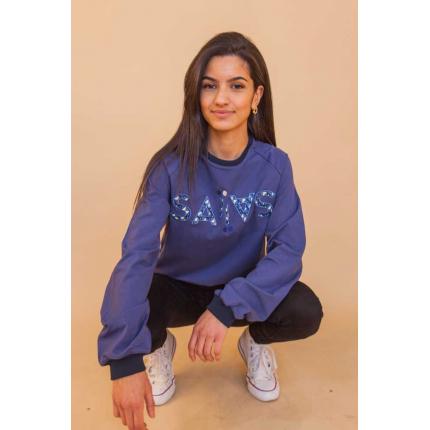 SweaTsaï Ouaga Indigo Face