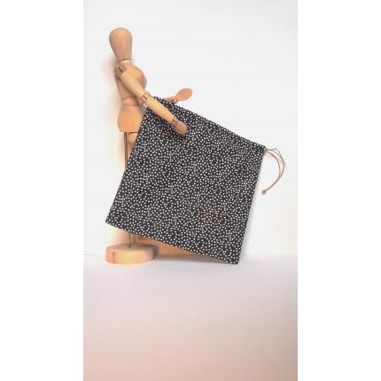 Sacs à vrac à pois noir, une aide précieuse pour vos courses.