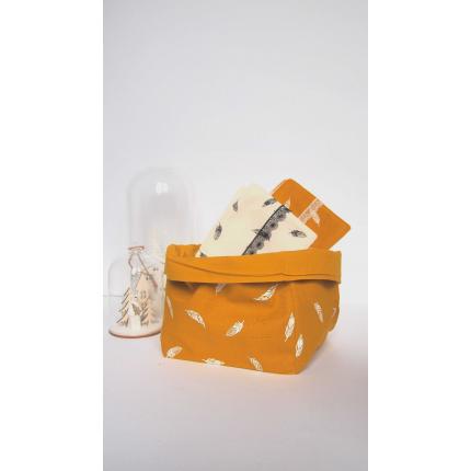 Panier Plumes blanches : à exposer sans modération.