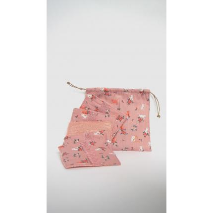 Lot 5 cotons lavables Muchu&Cookie, à adopter avec douceur.