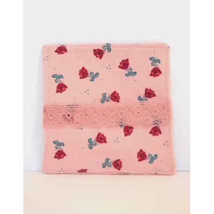 Coton lavable Roses : Un petit coton tout mignon