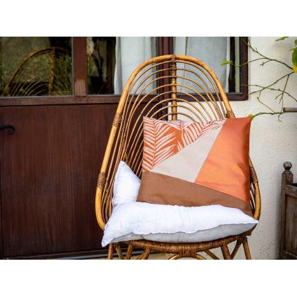  Coussin patch de matières