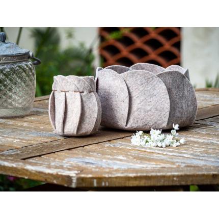 Grand vide poche "fleurs"