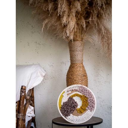 Tissage rond "jaune"