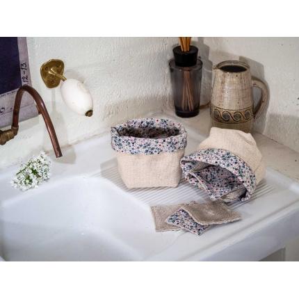 Cotons démaquillants lavables "fleurs"