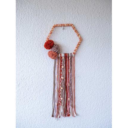 Hexagone décoratif "orange"