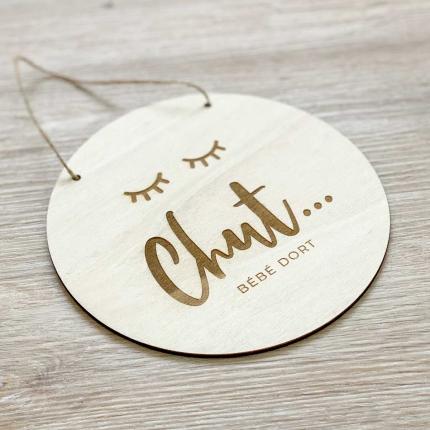 Pancarte Chut bébé dort