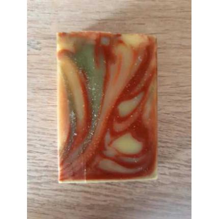 Savon aux argiles verte rose rouge - Le Généreux