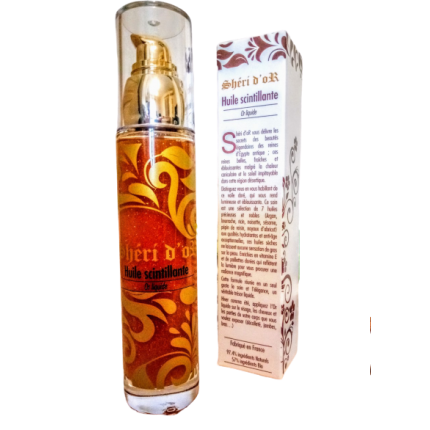 Huile Scintillante Or Liquide de Shéri d'oR (50ml)