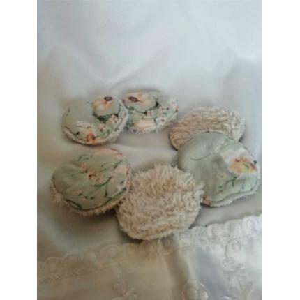 Lingettes démaquillantes fleuries 6cm
