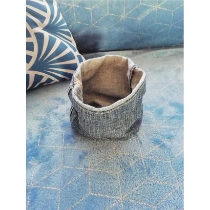Pochette vide poche en jeans recyclé  Ou cache pot