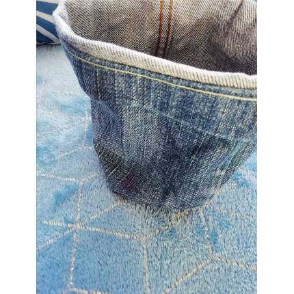 Pochette vide poche en jeans recyclé  Ou cache pot