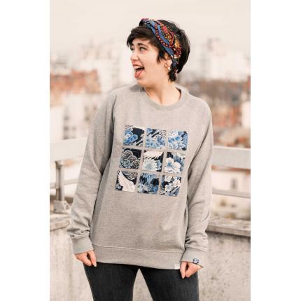 Sweat 100% coton bio Le voyage des grues