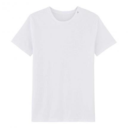 T Shirt En Coton Bio Mixte Blanc - Ressource