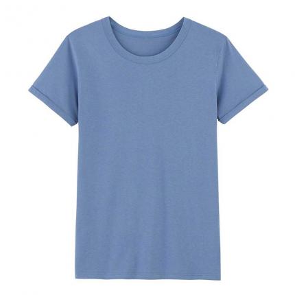 T Shirt Manches À Revers Coton Bio Océan - Ressource