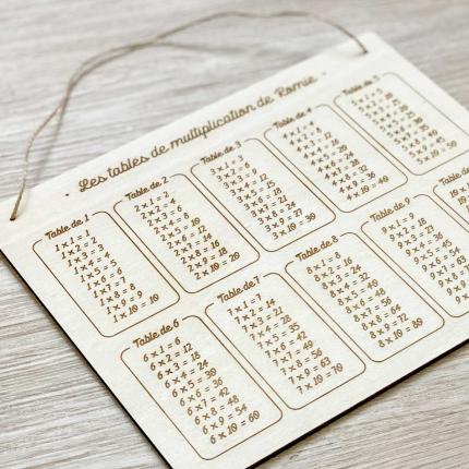 J'apprends les tables de multiplication