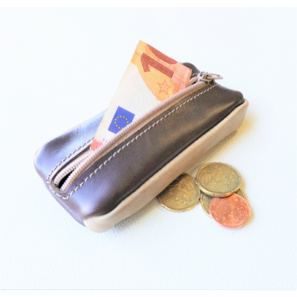 Porte monnaie homme en cuir 