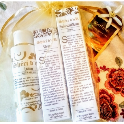 Trilogie Royale (Serum+Lotion+Huile scintillante) de Shéri d'oR