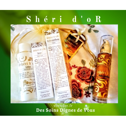 Trilogie Royale (Serum+Lotion+Huile scintillante) de Shéri d'oR