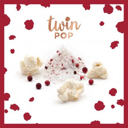 TWINPOP POPCORN BAIES ROSES + SEL DE GUÉRANDE