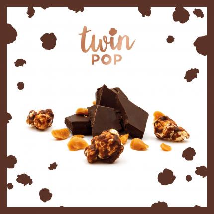 TWINPOP POPCORN CARAMEL + CHOCOLAT