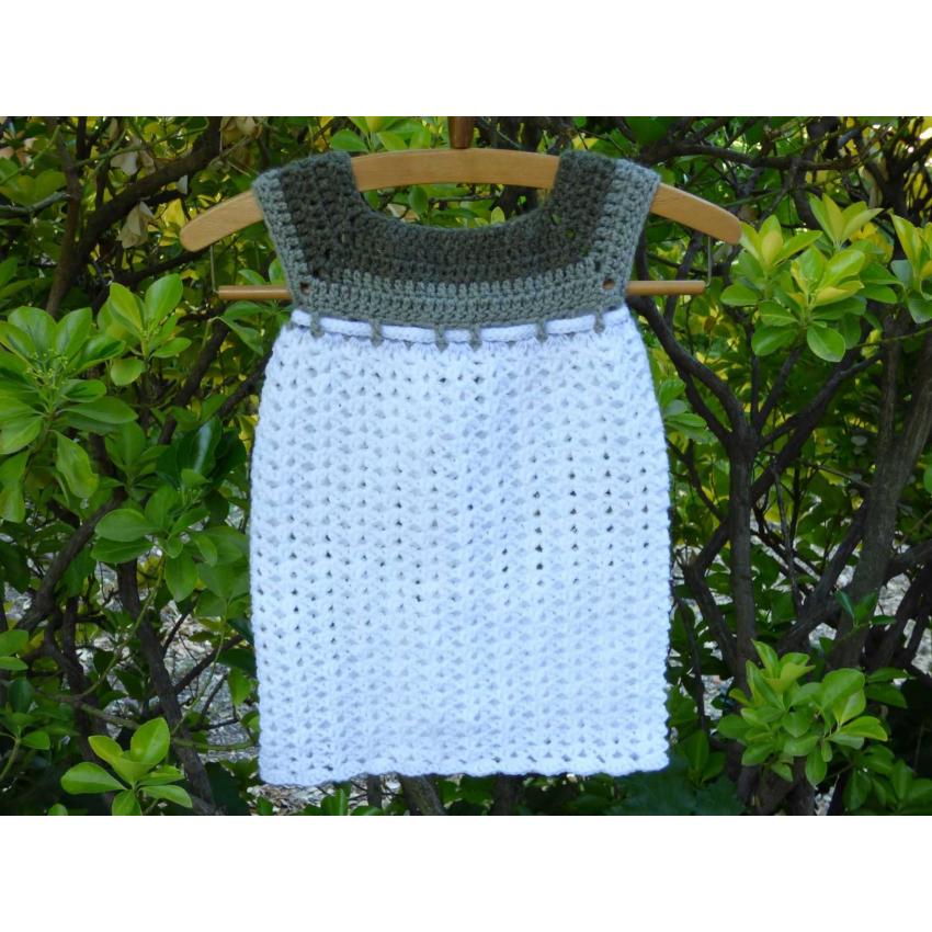 Robe Entre Gris Clair et Gris Foncé - Taille 2 ans