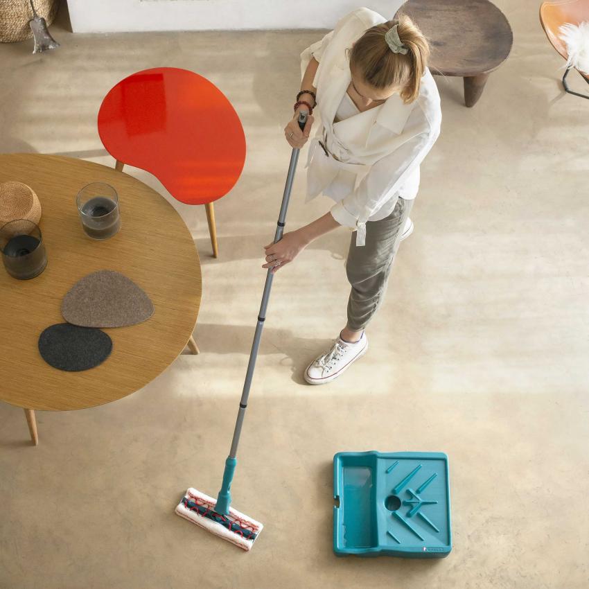 Eco-balai avec 3 microfibres