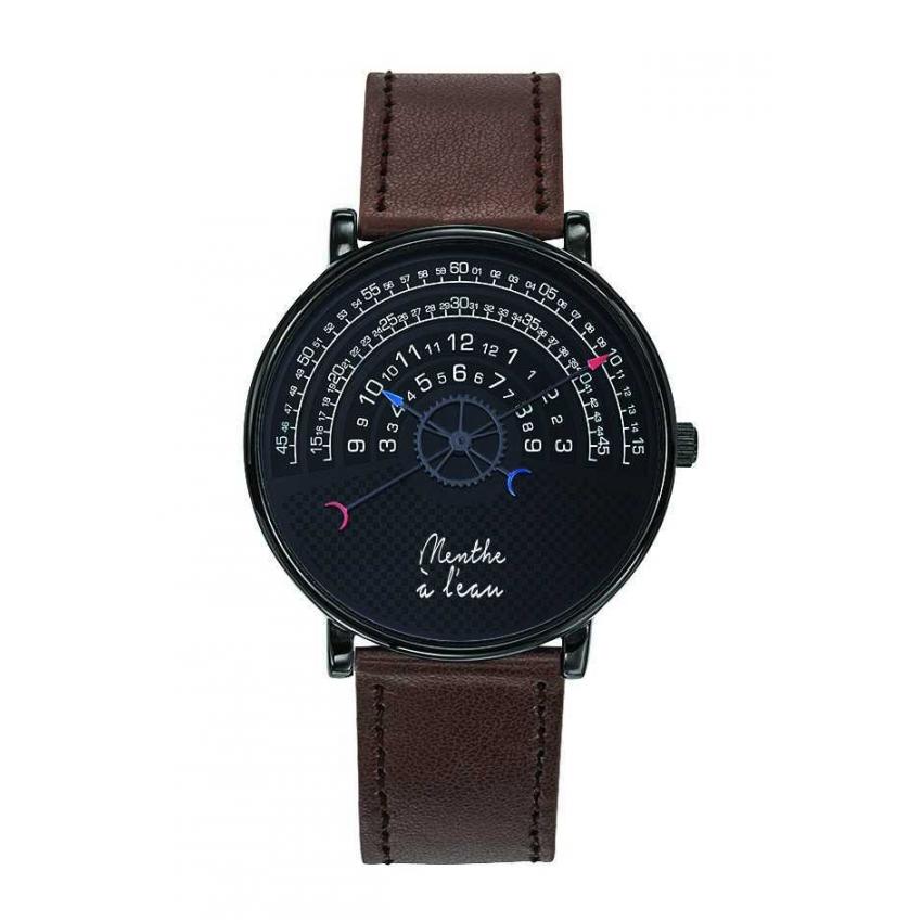 La Rapporteuse façon cuir marron