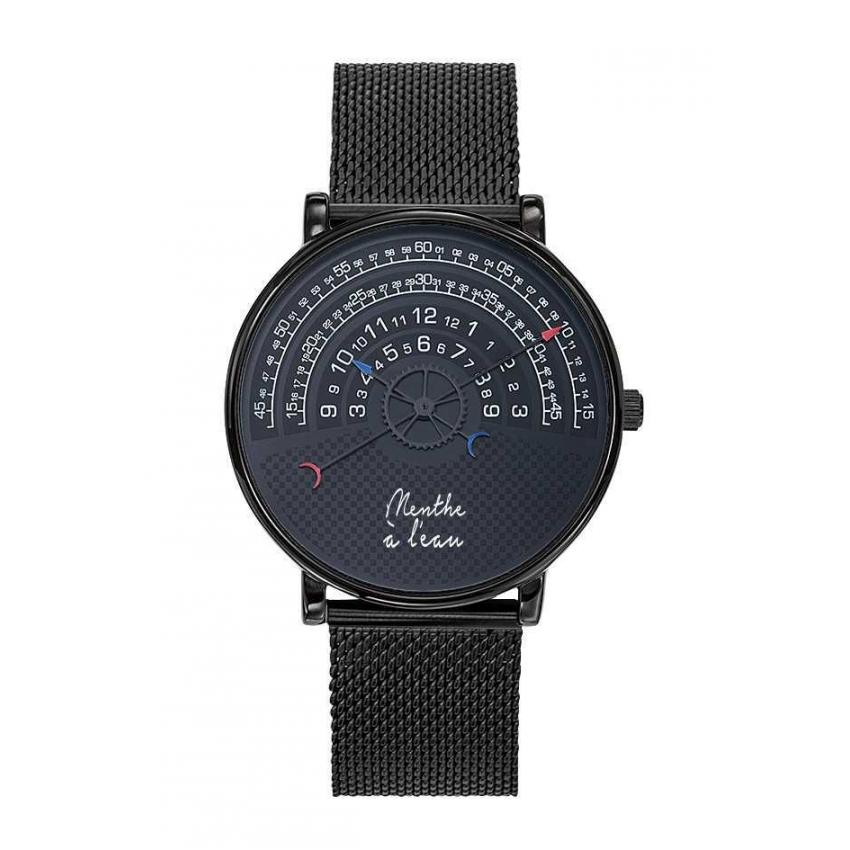 Montre La Rapporteuse maille noire